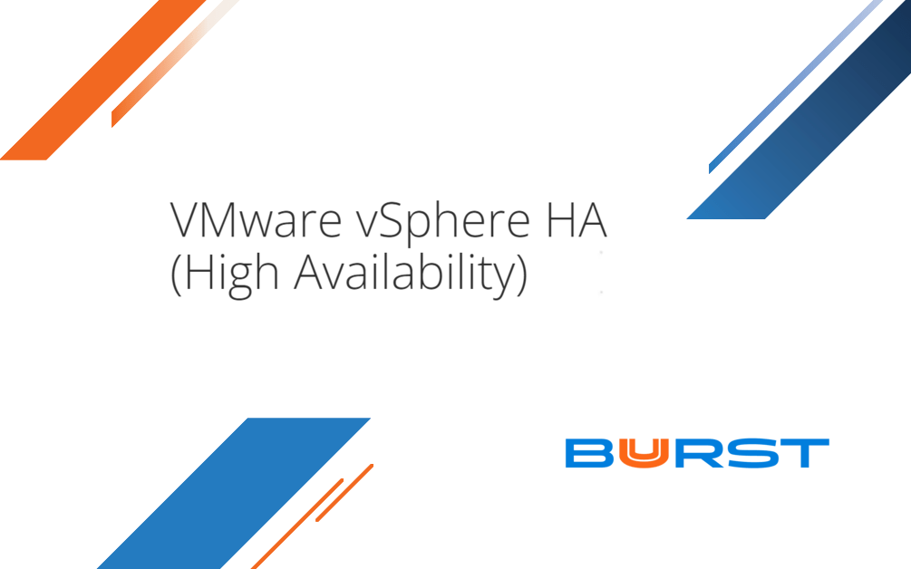 Ha In Vmware Vsphere Vmware High Availability Solution